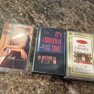 Vintage cassette player tapes
